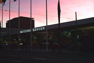 Moscone South at sunrise