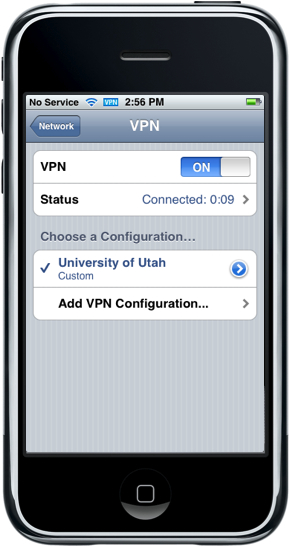 iPhone - VPN Status