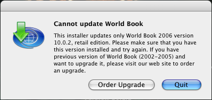 World Book Error