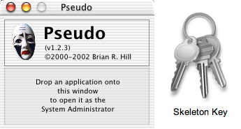 Sample Pseudo Window and Skeleton Key Icon