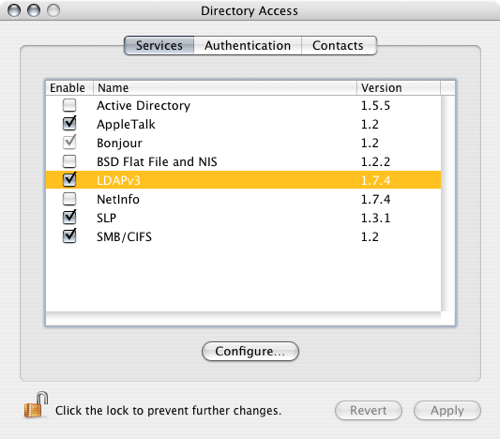 Configure LDAP