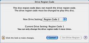 Drive Region Code