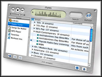 iTunes GUI