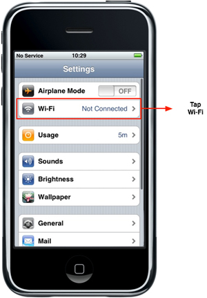 iPhone - Wi-Fi Default
