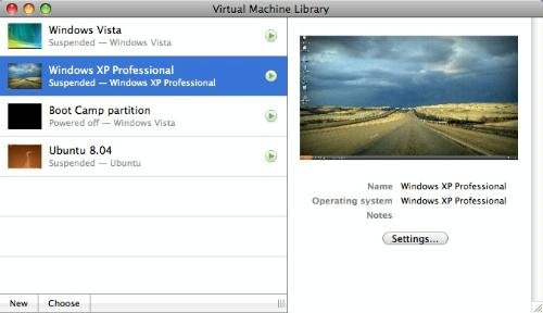 VMware Fusion 2.x