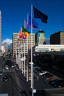 moscone center flags