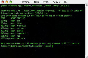 Nmap Screenshot