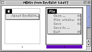 Open RevRdist Menu Resource with ResEdit